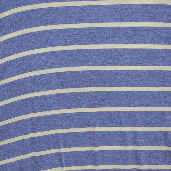 LuLaRoe Perfect T XXS Striped Blue White Swing Tunic Tee Top Nautical Coastal - Picture 3 of 8